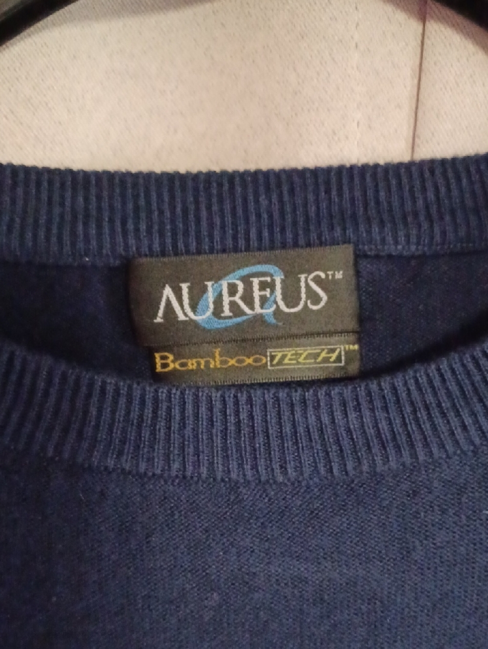 Aureus Bamboo Tech Long Sleeve Sweater Size L Soft Lightweight Bamboo Blend - Picture 2 of 16
